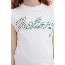 Iceberg  Kız Çocuk Beyaz T-Shirt 23SSITS3153