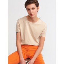 Dilvin 3471 Dilvin T-Shırt Bisiklet Yaka Basic