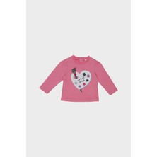 Gb Baby Layette  Kız Bebek Pembe T-Shirt 22FW0BG2527