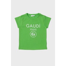 Gaudi Kız Çocuk Yeşil T-Shirt 23SS0GF4373