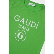 Gaudi Kız Çocuk Yeşil T-Shirt 23SS0GF4373