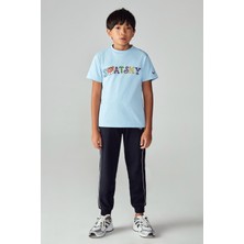 Swatsky Erkek Çocuk Açık Mavi T-Shirt 23PFWSW1568