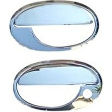 Ebal Oto Opel Corsa C Krom Kapı Kolu+Çerçeve 2 Kapı 2000-2007 P. Çelik
