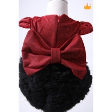 Baby Hola Tütü Pırıltılı Bebek Elbisesi Kırmızı