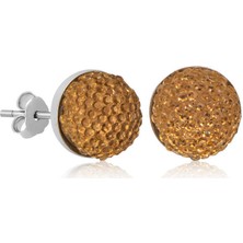 Serra Jewels Gümüş Kristal Çivili Kadın Küpe