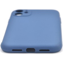 NOVKA Phone Accessories  iPhone 11 Uyumlu Düz Renk Esnek Yumuşak Silikon Kılıf  Rubber Indigo Mavi