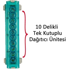 Onka 2/8 80A 10 Delikli Tek Kutuplu Dağıtıcı Ünite - Nötr Topraklama Barası