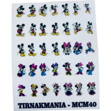 Tırnakmania Üç Boyutlu Yapışkanlı Sticker Mcm-40