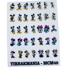 Tırnakmania Üç Boyutlu Yapışkanlı Sticker Mcm-40