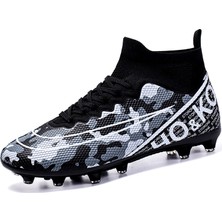 Leipae Yüksek Top Spike Cleats Erkek Futbol Ayakkabıları Çocuk Profesyonel Eğitim Futbol Ayakkabıları (Yurt Dışından)