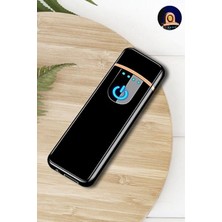 By Marine Siyah USB Şarjlı Çakmak BYSMC446USBR001