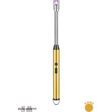 Silvio Monetti Sarı USB Şarjlı Çakmak SMC556USBR2