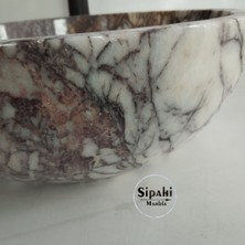 Sipahi Marble Leylak Mermer Çanak Lavabo