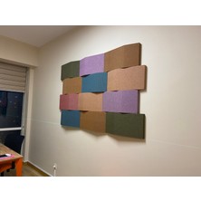 Elit Acoustic 3D Akustik Kumaş Kaplı Panel 12 Adet 30X60 CM