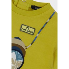 Gb Bayb Layette Erkek Bebek Sarı Sweatshirt 22FW0BG1440