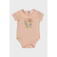 Layette Kız Bebek Somon Body