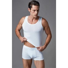 Eros ERS104 Erkek Atlet+Boxer - Beyaz