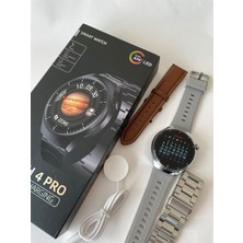 Tekiz Teknoloji Watch 4 Pro Gt Iphone ve Android Uyumlu Siyah Akıllı Saat