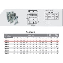 Orka Mkk 260 Tip İnce Saclı Motor Kızağı