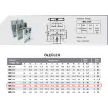 Orka Mkk 500 Tip İnce Saclı Motor Kızağı