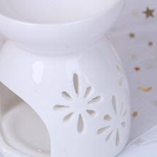 Zhuning Shop 1 Mor Tarzı Seramik Esansiyel Yağ Lambası Aroma Brülör Aromaterapi Mum Koku Tutacağı (Yurt Dışından)