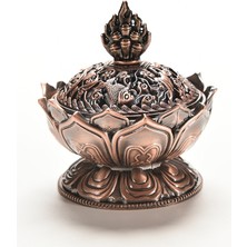 Zhuning Shop 1 Ap 7X7CM Stili 1 Adet Klasik Retro Orta Doğu Arap Reçine Altın Metal Tütsü Brülör Kapak Aroma Soba Süsleme Ev Dekorasyon Süsler Dekor (Yurt Dışından)