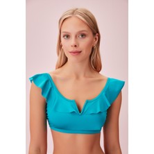 Suwen Volanlı Bralet Bikini Üst