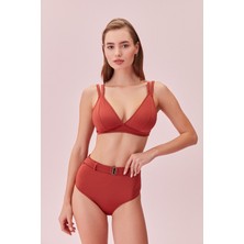 Suwen Yüksek Bel Kemerli Bikini Alt
