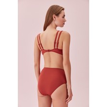 Suwen Yüksek Bel Kemerli Bikini Alt
