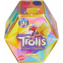 Mattel Trolls Band Together Pom Pom Anahtarlık S1 Sürpriz Paket HPB53