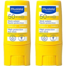 Mustela Very High Protection Sun Stick SPF50+ 2 Adet 9 ml