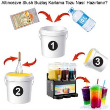 Altıncezve Ice Slush Karlı Buzlu Karlama Tozu | Limon 1.250 gr - 10 L
