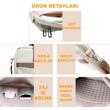Microcase Xiaomi Redmi Pad Se 11'' Tablet Çanta + Bluetooth Klavye + Mouse + Tablet Standı Pembe- AL4233
