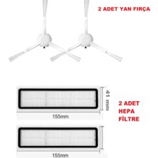 Lin Grup Trouver Finder Lds Sensörlü Vakum Mop Uyumlu Hepa Fıltre Yan Fırca