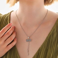 Aya Diamond Gümüş Telkari Yusufçuk Kadın Kolye