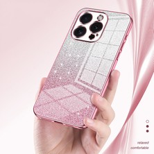 Xstep Case iPhone 15 Pro Cep u Pırıltılı Kesik Kesim Esnek Tpu Elektrokaplatma Telefon Kılıfı (Yurt Dışından)