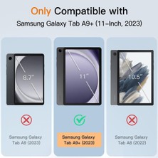 Fogy Samsung Galaxy Tab A9+Plus 11 Inç SM-X210 Kılıf Smart Cover Standlı Arkası Mat Şeffaf Kapak Case