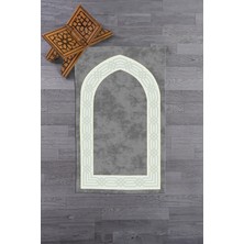 Evdeya Dijital Baskılı Yıkanabilir Sade Şık Namazlık Seccade 70X130 Cm, Seccade-10-Gri,