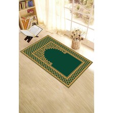 Evdeya Dijital Baskılı Yıkanabilir Silinebilir Modern Namazlık Seccade 70X130 Cm, Seccade-07-Yeşil,