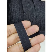 Engin TT Biye Lastik Şerit Saç Bandı Bandana Lastiği Siyah (1.5 mm -2 Metre)