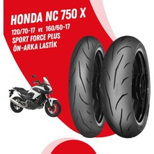 Mitas Honda Nc 750 x Mitas Sport Force + Lastik Takımı