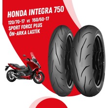 Mitas Honda Integra 750 Mitas Sport Force + Lastik Takımı