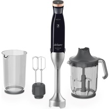 Plastik AR1065 Technoart Maxi 1500 W Blender Seti Siyah 1000+ ml Plastik 3 Yıl 1200 Watt + Resmi Di