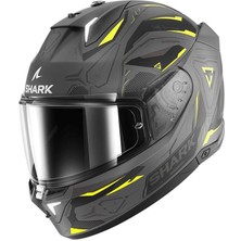 Shark Skwal I3 Linik Mat Nardo Gri Neon Sarı Kask