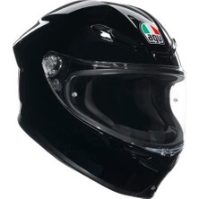 Agv K6 S Black Mono Kapalı Kask