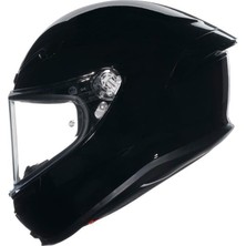 Agv K6 S Black Mono Kapalı Kask