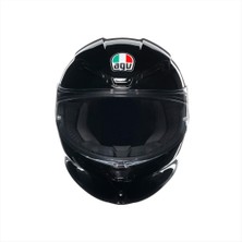 Agv K6 S Black Mono Kapalı Kask