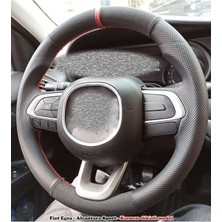 İmza Fiat Egea 2015-2020 Araca Özel Direksiyon Kılıfı (Aracınızın Direksiyonuyla Teyit Ediniz)