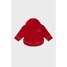 Gb Baby Layette Kız Bebek Kırmızı Yağmurluk
