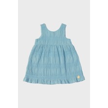 BG Baby BG Store Kız Bebek Mavi Elbise